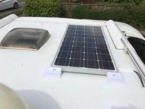 Caravan solar panel