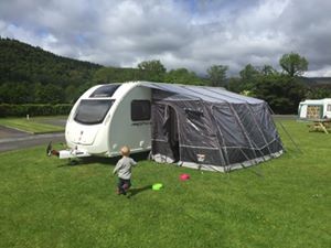 Caravan tent attachment
